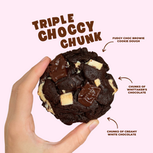 Load image into Gallery viewer, The Triple Choccy Chunk Cookie
