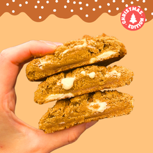 Load image into Gallery viewer, The Gingerbread White Choc Cookie (Christmas Edition)
