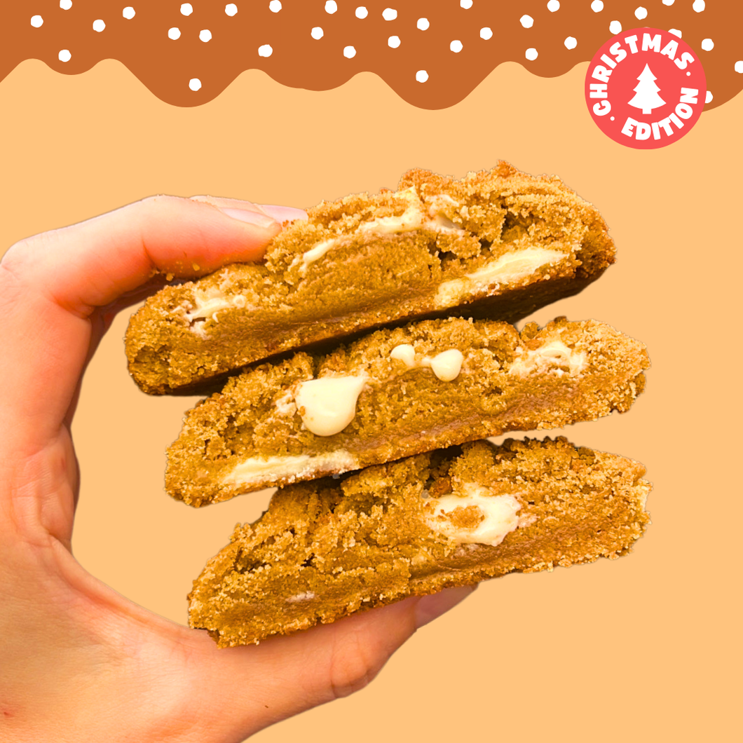 The Gingerbread White Choc Cookie (Christmas Edition)